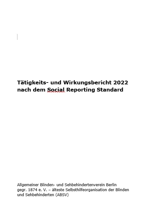 Tätigkeitsbericht 2022